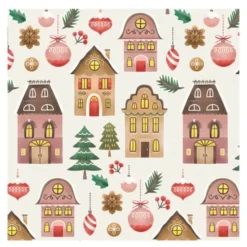 Servett 33x33 cm 20-pack Christmas at home cream