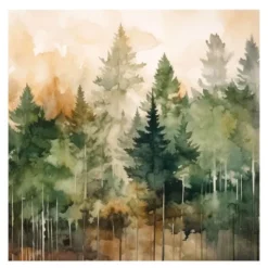 Servett 33x33 cm 20-pack Evergreen Trees