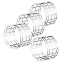 Servina Servettringar 4,5 cm 4-pack Silver