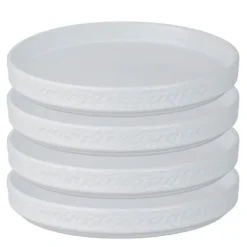Servisen C assiett 17,2 cm 4-pack vit