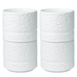 Servisen C mugg 26 cl 4-pack vit