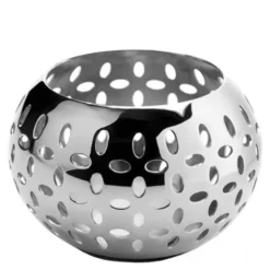 Sesame ljuslykta stor 12,5 cm stål
