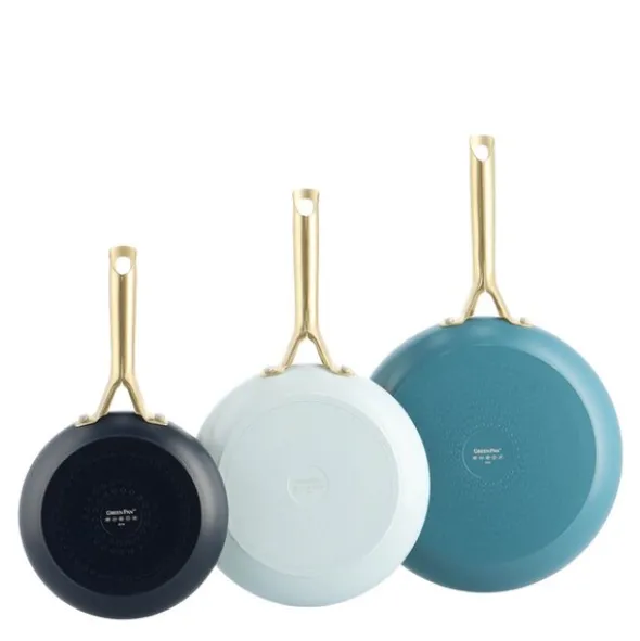 Shades keramisk stekpanna 3 delar 20+24+28 cm Coastal
