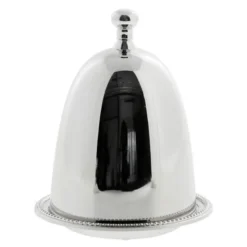 Sigrid äggkopp med kupa 10 cm silver