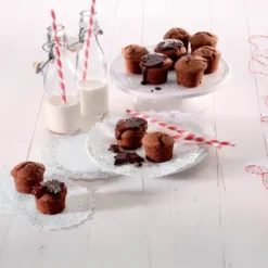 Silikonform för mini-muffins 11 hål svart