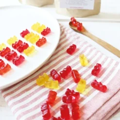 Silikonform gummibjörnar 36 st mintgrön