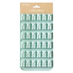 Silikonform gummibjörnar 36 st mintgrön