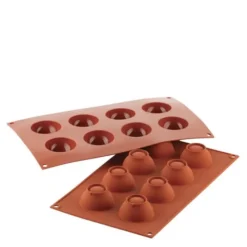 Silikonform Kupoler 8 st 5x2,5 cm