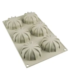 Silikonform Mini Goccia 6 st 6,8x3,3 cm