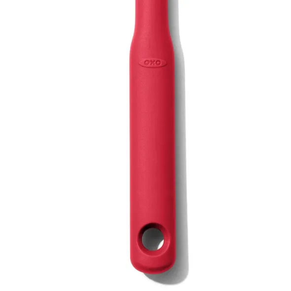 Silikon slickepott 32 cm röd