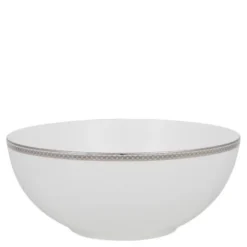 Silver Paisley Skål 19 cm Vit