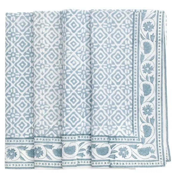 Simmi servett 50x50 cm 4-pack dusty blue