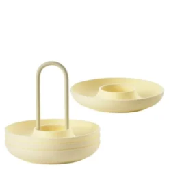 Singles Äggkopp med hållare 4-pack 11 cm Limestone