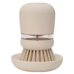 SinkSide diskborste med diskmedelsbehållare soft beige