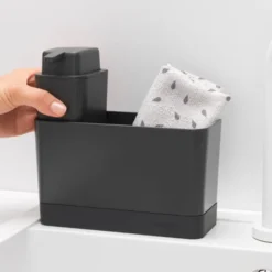 SinkSide organiseringsset för diskbänk 2 delar mörkgrå