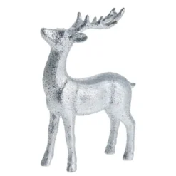 Sissia deer dekoration 13 cm rådjur silver