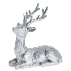 Sissia deer dekoration 8,5 cm rådjur silver