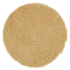 Sittdyna New Zealand fårskinn kort ull 34 cm honey