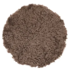 Sittdyna New Zealand fårskinn kort ull 34 cm chocolate