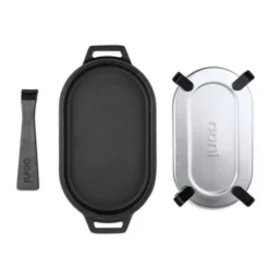 Sizzler gjutjärnspanna 31 cm med ställ