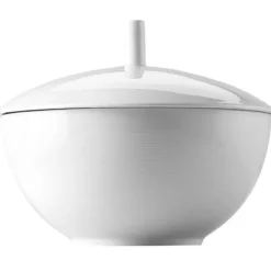 Skål låg 23 cm Vit