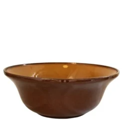 Skål stor 30 cm ljusbrun