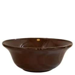 Skål stor 30 cm maja brun