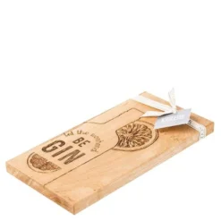 Skärbräda Ek Let the Weekend Be Gin 30x15 cm