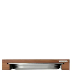 Skärbräda med Låda 39x27x6 cm Valnöt