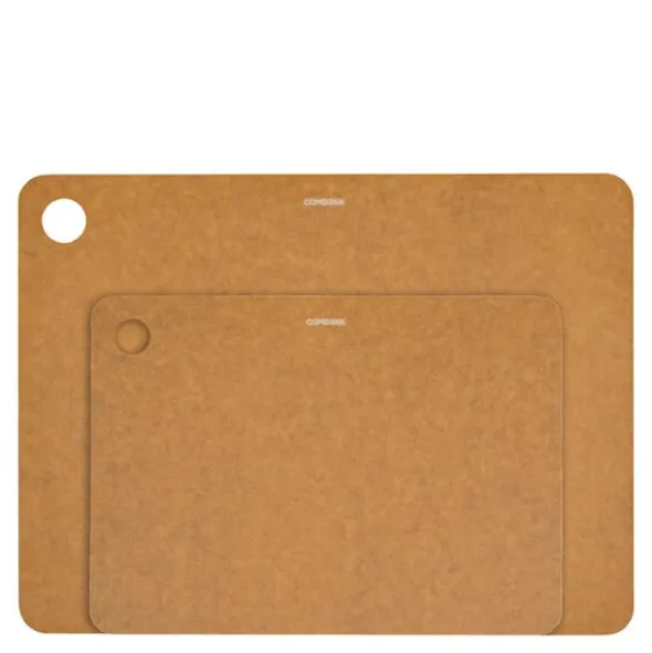 Skärbräda 2-pack brun