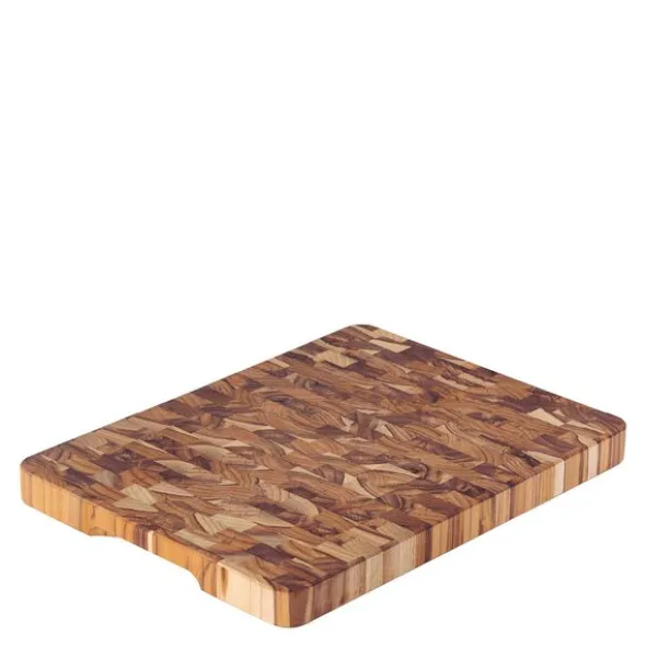 Skärbräda 30x40 cm ändträ teak