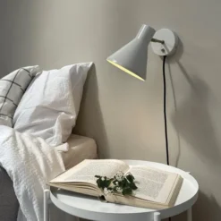 Sleep vägglampa 17 cm vit