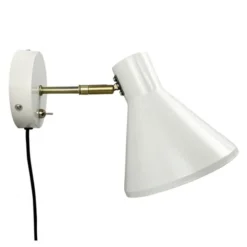 Sleep vägglampa 17 cm vit