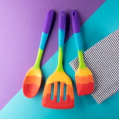 Slev silikon 28 cm regnbågsfärgad