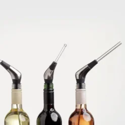 Slow Wine Pourer Silver/Svart