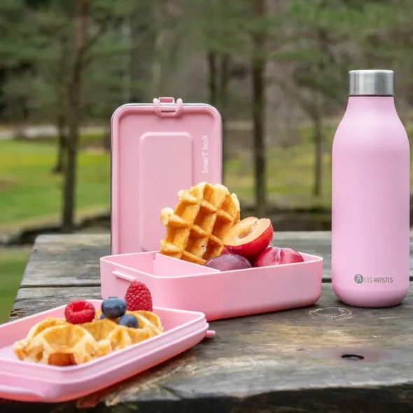 Smart box lunchlåda 0,9 L ljusrosa