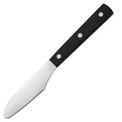 Smörkniv 22 cm svart/grå