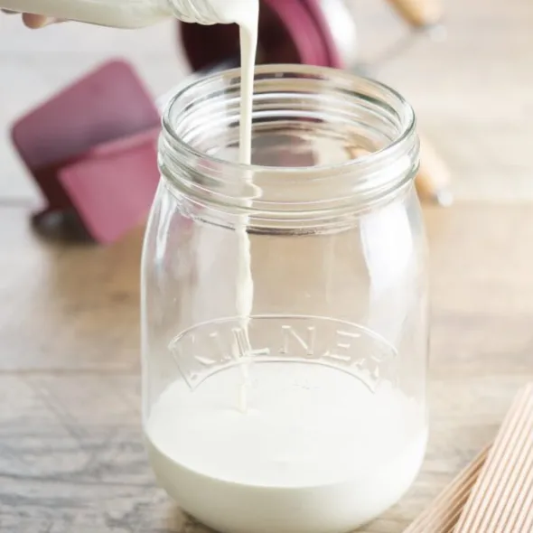 Smörkärnare i glas 1 L