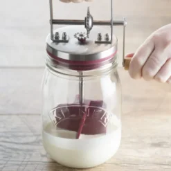 Smörkärnare i glas 1 L