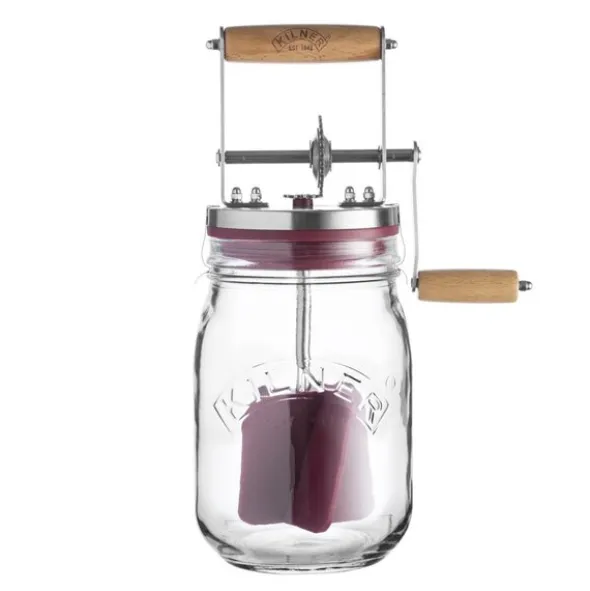 Smörkärnare i glas 1 L