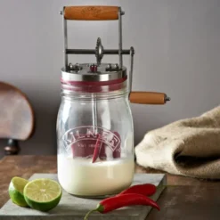 Smörkärnare i glas 1 L