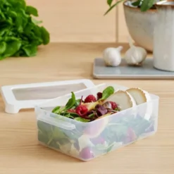 Snack förvaringslåda med lock 1 L för livsmedel