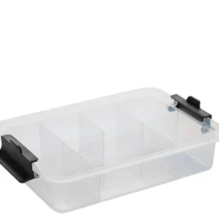 Snacklebox med 7 fack och plastbräda 20x33 cm vit