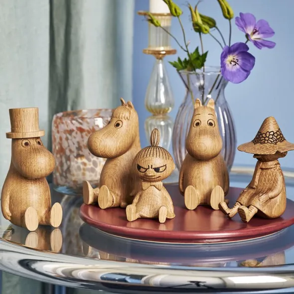 Snorkfröken träfigur 10 cm ek