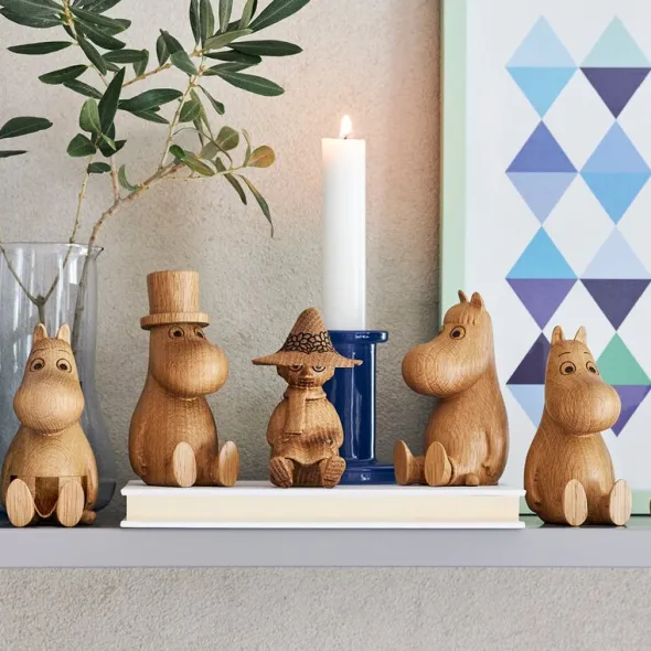 Snorkfröken träfigur 10 cm ek