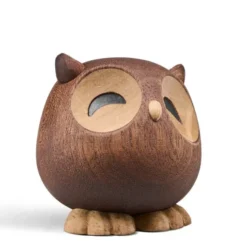 Sofia uggla träfigur 5 cm gummiträ/sapele