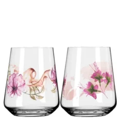 Sommersonett Vattenglas 2-pack Rosa