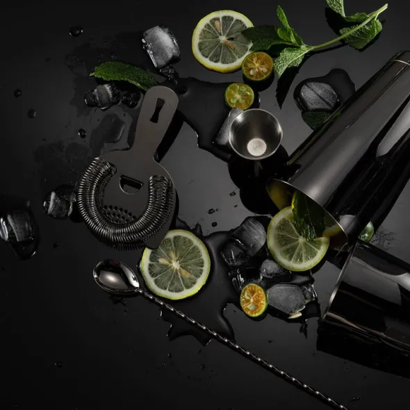 Sontell mätglas 3 cl/6 cl gun metal