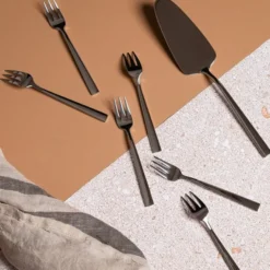 Spring Serveringsset Tårtspade och Tårtgafflar Blank