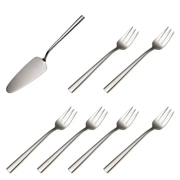 Spring Serveringsset Tårtspade och Tårtgafflar Blank